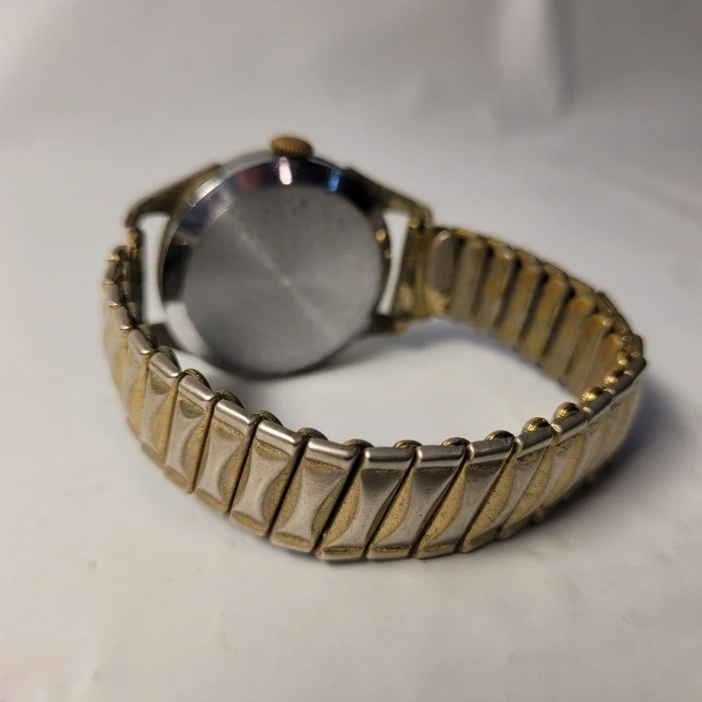 Windsor Watch Mechanical‎ Swiss Made Two-Tone Expansion Band Vintage